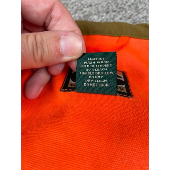 Gander Mountain Guide Series Hunting Vest Mens Large Full Zip Pockets Neon Gorp - Picture 3 of 7
